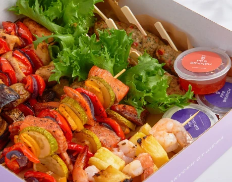 Hot grill box